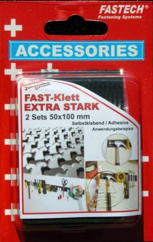 FASTECH® 730-330-2C Klettband zum Aufkleben Hotmelt Haft- und Flauschteil, extrastark (L x B) 100mm von FASTECH®