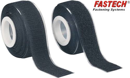 FASTECH® 919-330 Klettband zum Aufkleben Haft- und Flauschteil (L x B) 2000mm x 25mm Schwarz 1 Paar von FASTECH®