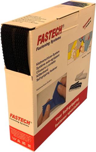 FASTECH® B20-OMNI-999910 Klettband zum Bündeln Haft- und Flauschteil (L x B) 10m x 20mm Schwarz 10m von FASTECH®
