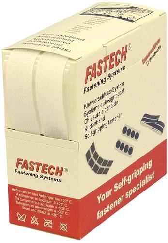 FASTECH® B20-SKL000005 Klettband zum Aufkleben Hotmelt Haft- und Flauschteil (L x B) 5000mm x 20mm von FASTECH®