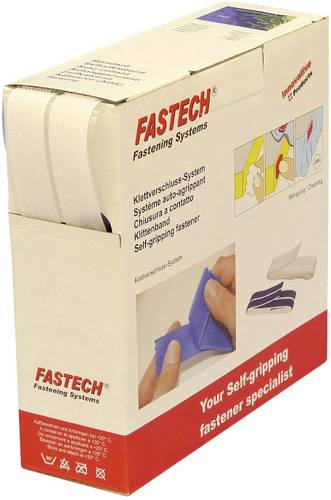 FASTECH® B20-SKL000010 Klettband zum Aufkleben Hotmelt Haft- und Flauschteil (L x B) 10000mm x 20mm von FASTECH®