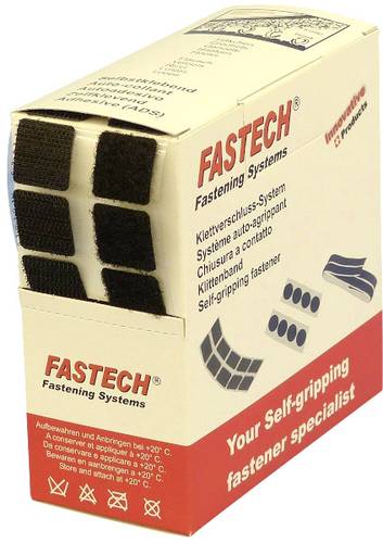 FASTECH® B20-SQ999905 Klettquadrate zum Aufkleben Hotmelt Haft- und Flauschteil (L x B) 20mm x 20mm von FASTECH®