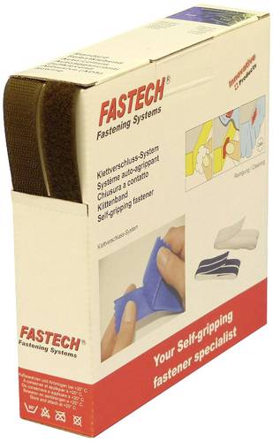 FASTECH® B20-STD073810 Klettband zum Aufnähen Haft- und Flauschteil (L x B) 10m x 20mm Braun 10m von FASTECH®