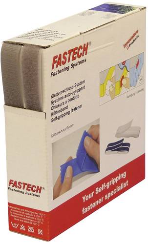 FASTECH® B20-STD082210 Klettband zum Aufnähen Haft- und Flauschteil (L x B) 10m x 20mm Hellgrau 10m von FASTECH®
