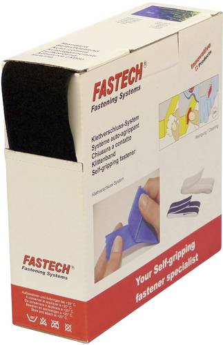 FASTECH® B50-STD-L-999910 Klettband zum Aufnähen Flauschteil (L x B) 10m x 50mm Schwarz 10m von FASTECH®