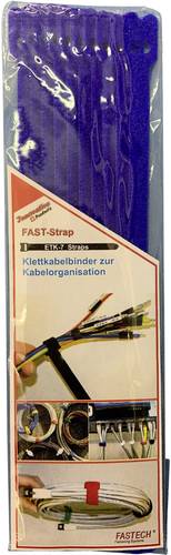 FASTECH® E7-2-131-B10 Klettkabelbinder zum Bündeln Haft- und Flauschteil (L x B) 200mm x 7mm Blau von FASTECH®