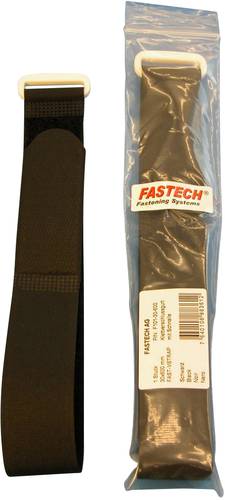 FASTECH® F101-30-600 Klettband mit Gurt Haft- und Flauschteil (L x B) 600mm x 30mm Schwarz 1St. von FASTECH®