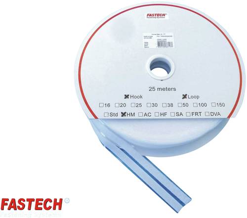 FASTECH® T0401000000325 Klettband zum Aufkleben Hotmelt Haft- und Flauschteil (L x B) 25000mm x 10m von FASTECH®