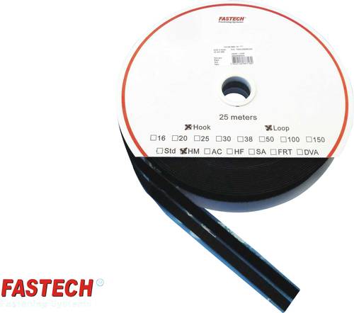 FASTECH® T0401099990325 Klettband zum Aufkleben Hotmelt Haft- und Flauschteil (L x B) 25000mm x 10m von FASTECH®