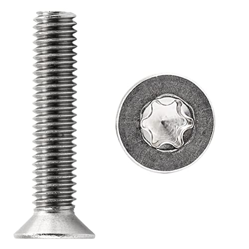 FASTON® Senkkopfschrauben M2x12 mit Innensechsrund"TX" DIN 965 Edelstahl A2 V2A (200 Stück) Kreuzschlitzschraube Senkkopf Schrauben Gewindeschrauben Vollgewinde (ISO 7046) von FASTON
