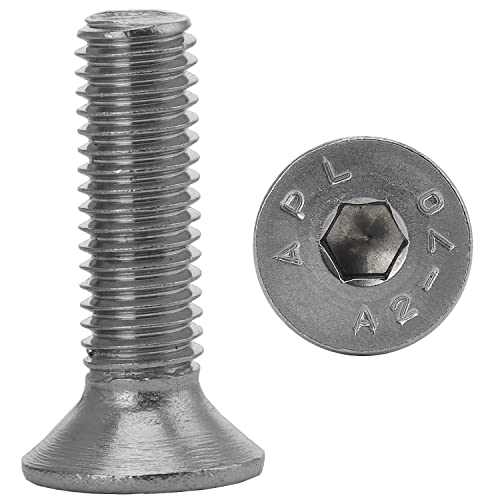 Senkkopfschrauben M10x200 Edelstahl (10 Stück) Innensechskant Edelstahlschrauben DIN 7991 FASTON® von FASTON