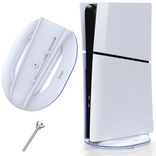 FASTSNAIL Standfuß für PS5 Slim Konsole, Ständer kompatibel mit Playstation5 Slim Digital/Disc Edition，Zubehör für PS5 Slim von FASTSNAIL
