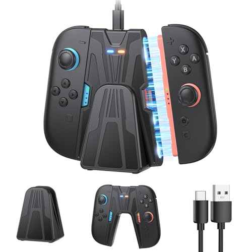 FASTSNAIL ladestation für Switch 2 für JoyCon 2, mit Kopfhöreranschluss FASTSNAIL ladestation für Switch 2 für JoyCon 2, mit Kopfhöreranschluss von FASTSNAIL