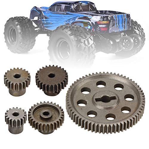 Differential-Hauptmetall-Stirnradgetriebe zahnrad rc auto Motorgetriebe-Kombination 64T 17T 21T 26T 29T Motorgetriebe RC-Ersatzteile für 1/10 LKW 94111 Stromversorgung & Antriebstechnik von FAUOSWUK