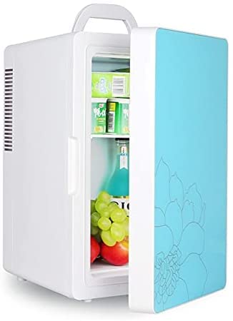 FBITE Kühlschrank 16L Mini gekühlter Autokühlschrank/Mini Power Studentenwohnheim gekühlter Kühlschrank/Handheld Lunch & Warm Kühlschrank Mini von FBITE