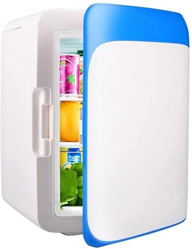 FBITE Mini Kühlschrank 10L Auto Kühlschrank Mini Kühlschrank Kühler Wärmer Lebensmittel Obst Getränke Kosmetik Gefrierschrank Heizung Kompatibel mit Home Office Auto 12V- von FBITE