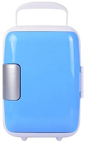 FBITE Mini-Kühlschrank 12 V 4L Tragbarer Autokühlschrank Mini-Kühlschrank Kühlschrank mit doppeltem Verwendungszweck Kühler Wärmer Box Kühlschrank Kompressor Kompatibel mit Office Yacht von FBITE
