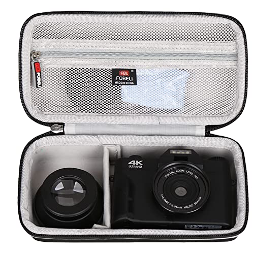 FBLFOBELI EVA Harte tragbare Tragetasche kompatibel mit Ossyl Vlogging Kamera 4K Digitalkamera für YouTube, Reiseschutz, stoßfeste Tasche (nur Hülle) von FBLFOBELI