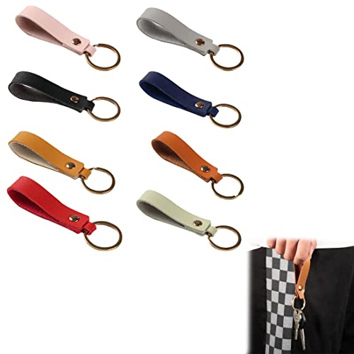 Schlüsselanhänger PU, 8 Stück Wristlet Keychain ,Schlüsselanhänger Beschriftbar,Schlüsselanhänger Personalisiert Schlüsselband mit Schlüsselring & Bunt PU,DIY Bestickt Schlüsselanhänger Schlüsselanhänger PU, 8 Stück Wristlet Keychain ,Schlüsselanhänger Beschriftbar,Schlüsselanhänger Personalisiert Schlüsselband mit Schlüsselring & Bunt PU,DIY Bestickt Schlüsselanhänger von Lupsty