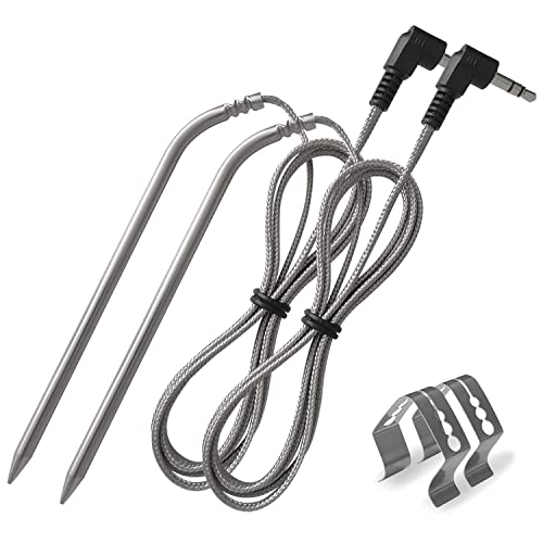 2 Stück Fleischsonde, Ersatz für Camp Chef Pellet-Grills, mit 2 Sonden-Clips 2 Stück Fleischsonde, Ersatz für Camp Chef Pellet-Grills, mit 2 Sonden-Clips von FCCUM