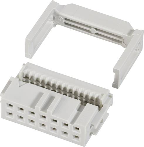 FCI 71600-008LF Pfosten-Steckverbinder mit Zugentlastung Rastermaß: 2.54mm Polzahl Gesamt: 8 Anzahl von FCI