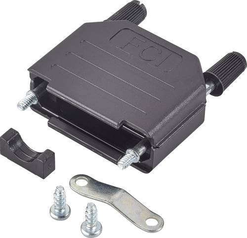 FCI D-SUB 86303638BLF D-SUB Gehäuse Polzahl (num): 15 Kunststoff 180° Schwarz von FCI