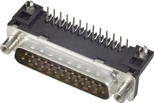 FCI D-SUB D25P13A4GX00LF D-SUB Stiftleiste 90° Polzahl (num): 25 Print 1St. von FCI