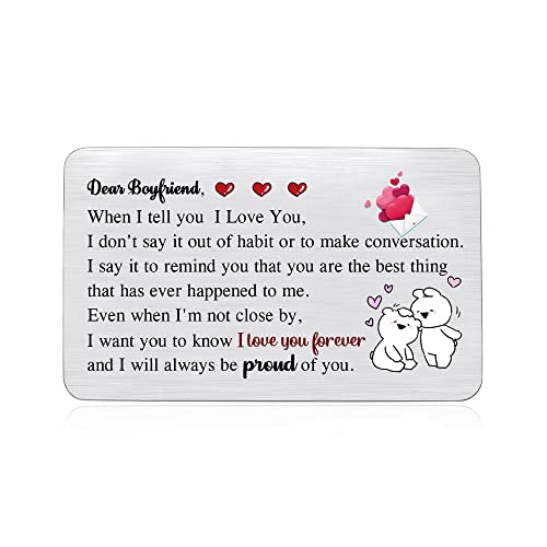 Boyfriend Wallet Insert Card Birthday Greeting Cards Engagement Gift Valentines Day Appreciate Romanttic Love Pocket Card Christmas Soulmate Personalized Keepsakes Inspirational Love Reminder Present Boyfriend Wallet Insert Card Birthday Greeting Cards Engagement Gift Valentines Day Appreciate Romanttic Love Pocket Card Christmas Soulmate Personalized Keepsakes Inspirational Love Reminder Present von FCZIVA