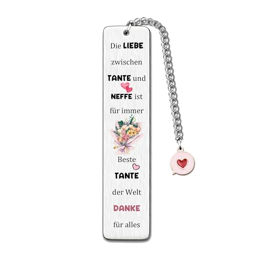 Tante Lesezeichen Weihnachten Muttertag Geschenk Frauen Blume Niedlich Geburtstags Ich liebe dich von Neffe Tante Ruhestand schätzen Liebe Zitate Gravierte Andenken Herz Charme Tante Lesezeichen Weihnachten Muttertag Geschenk Frauen Blume Niedlich Geburtstags Ich liebe dich von Neffe Tante Ruhestand schätzen Liebe Zitate Gravierte Andenken Herz Charme von FCZIVA