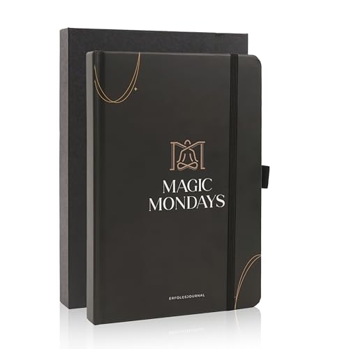 MAGIC MONDAYS JOURNAL Erfolgsjournal für Produktivität, Dankbarkeit und Motivation für jeden Tag (A 5) Schwarz von FD-Workstuff