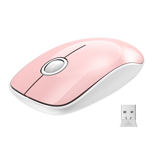 FD V8 Kabellose Maus, 2,4 G, optisch, leise, schnurlose Maus mit USB-Empfänger und Bedienungsanleitung (evtl. nicht in deutscher Sprache), schlanke, tragbare Reise-Computer-Maus für Laptop, von FD