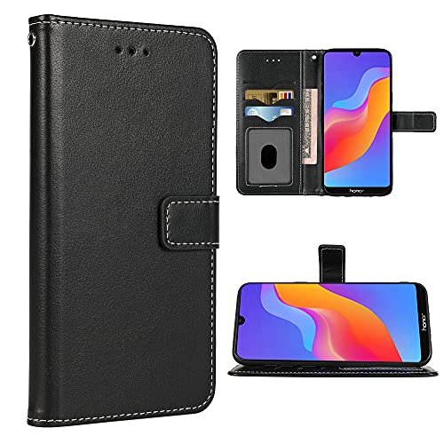 FDCWTSH Kompatibel mit Huawei Y6 2019/Honor 8A/Y6 Prime 2019 Wallet Case Wrist Strap Lanyard Leder Flip Cover Kartenhalter Ständer Handy Zubehör Telefonhüllen für Hawaii Honor8A Pro Y6s Frauen Schwarz FDCWTSH Kompatibel mit Huawei Y6 2019/Honor 8A/Y6 Prime 2019 Wallet Case Wrist Strap Lanyard Leder Flip Cover Kartenhalter Ständer Handy Zubehör Telefonhüllen für Hawaii Honor8A Pro Y6s Frauen Schwarz von FDCWTSH