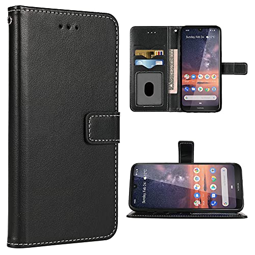 FDCWTSH Kompatibel mit Nokia 3.2 Brieftaschen-Hülle, Handschlaufe, Umhängeband, Leder, Klapphülle, Kartenhalter, Ständer, Handy-Zubehör, Folio-Geldbörse, Kredit-/Ausweisfach, magnetische Handyhüllen FDCWTSH Kompatibel mit Nokia 3.2 Brieftaschen-Hülle, Handschlaufe, Umhängeband, Leder, Klapphülle, Kartenhalter, Ständer, Handy-Zubehör, Folio-Geldbörse, Kredit-/Ausweisfach, magnetische Handyhüllen von FDCWTSH