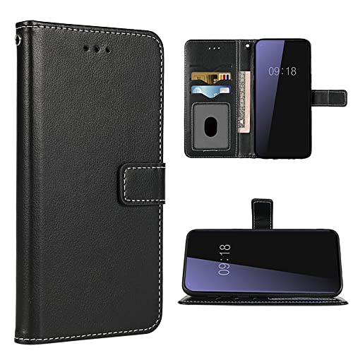 FDCWTSH Kompatibel mit OUKITEL C21/C21 Pro 16,3 cm (6,4 Zoll), Brieftaschen-Hülle, Handschlaufe, Umhängeband und Leder-Klappkartenhalter, Ständer, Handy-Zubehör, Handyhülle für C 21 C21Pro 2021, für von FDCWTSH