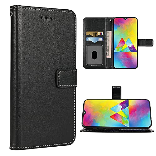 FDCWTSH Kompatibel mit Samsung Galaxy M20 Wallet Case Handschlaufe Lanyard Leder Flip Cover Kartenhalter Ständer Handy Zubehör Folio Geldbörse Handyhüllen für M20 M 20 2019 Damen Herren Schwarz FDCWTSH Kompatibel mit Samsung Galaxy M20 Wallet Case Handschlaufe Lanyard Leder Flip Cover Kartenhalter Ständer Handy Zubehör Folio Geldbörse Handyhüllen für M20 M 20 2019 Damen Herren Schwarz von FDCWTSH
