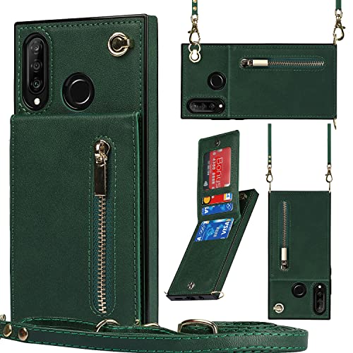 Handyhülle für Huawei P30 Lite/Nova 4E, Brieftaschen-Schutzhülle mit Umhängeband, Leder, Kartenhalter, Klappetui, Schlüsselband, Ständer, Kreditkartenfächer, Magnetverschluss, Hawaii P30Lite P 30 Handyhülle für Huawei P30 Lite/Nova 4E, Brieftaschen-Schutzhülle mit Umhängeband, Leder, Kartenhalter, Klappetui, Schlüsselband, Ständer, Kreditkartenfächer, Magnetverschluss, Hawaii P30Lite P 30 von FDCWTSH