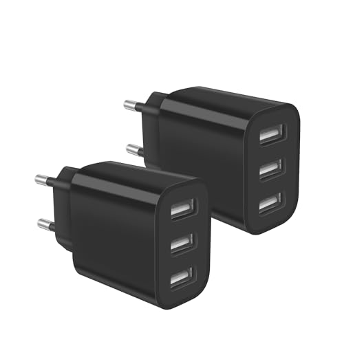 2 USB-Ladegerät, 3 Ports, USB-Ladegerät, Schnellladung, mehrere Steckdosen, Netzteil für Phone 14 13 12 11 Pro Max Mini SE XR XS MAX Sam sung G alaxy S21 S20 A71 A51 Note 20 Xiaomi Adapter 2 USB-Ladegerät, 3 Ports, USB-Ladegerät, Schnellladung, mehrere Steckdosen, Netzteil für Phone 14 13 12 11 Pro Max Mini SE XR XS MAX Sam sung G alaxy S21 S20 A71 A51 Note 20 Xiaomi Adapter von FDHJGFTR