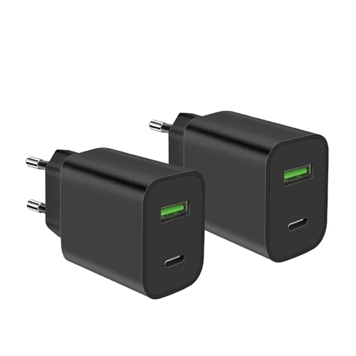 2Pack USB C Ladegerät, 20W USBC Adapter Netzteil für iPhone 16 15 14 13 12 11 Pro Max SE XS 8 7 6S Plus Mini, iPad, Samsung Galaxy S23 S22 S21,Type C Power Supply Netzstecker Ladestecker Stromadapter 2Pack USB C Ladegerät, 20W USBC Adapter Netzteil für iPhone 16 15 14 13 12 11 Pro Max SE XS 8 7 6S Plus Mini, iPad, Samsung Galaxy S23 S22 S21,Type C Power Supply Netzstecker Ladestecker Stromadapter von FDHJGFTR