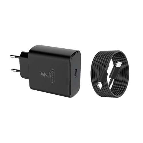 45W USB C Ladegerät für S amsung G alaxy S25/Ultra S25+/S24/S23+/S22+/S21 FE/S10 S9 S8 A55 A54 A53 A52 A51 A50 A34 A33 Type C Netzteil mit Ladekabel Stecker Schnelladegerät Kabel Schnellladekabel 45W USB C Ladegerät für S amsung G alaxy S25/Ultra S25+/S24/S23+/S22+/S21 FE/S10 S9 S8 A55 A54 A53 A52 A51 A50 A34 A33 Type C Netzteil mit Ladekabel Stecker Schnelladegerät Kabel Schnellladekabel von FDHJGFTR