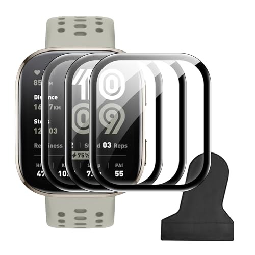 FDHYFGDY 3x Schutzfolie für Amazfit Bip 6 46mm, HD Komposit-Dünnfilm [Kratzfest + vollständige Abdeckung], Displayschutz kompatibel mit Amazfit Bip 6 46mm-Blasenfreie folie von FDHYFGDY