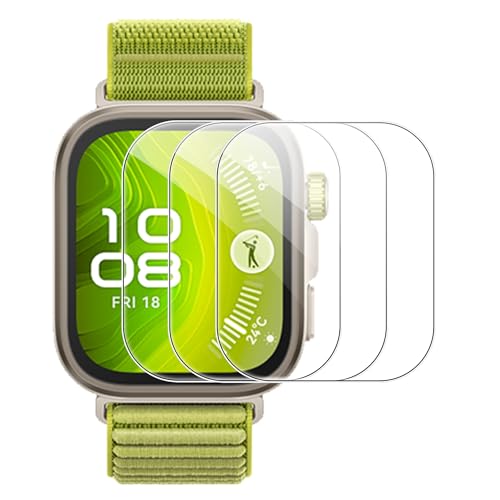 FDHYFGDY 3x Schutzfolie für Huawei Watch Fit 4 Pro, HD Schutzfolie [Kratzfest + vollständige Abdeckung], Displayschutz kompatibel mit Huawei Watch Fit 4 Pro-Blasenfreie folie von FDHYFGDY