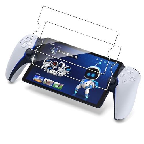 FDHYFGDY Für Sony PS5 Playstation Portal Hartglas Membran, 【2 Stück】 9H Härte, kratzfest, blasenfrei, Anti-Fingerabdruck, HD-Schutz von FDHYFGDY