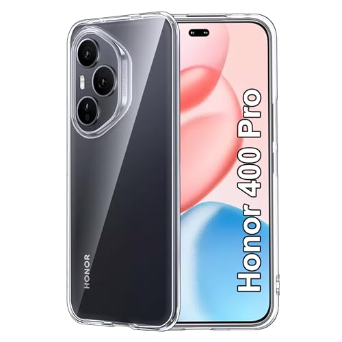 FDHYFGDY Hülle für Honor 400 Pro Handyhülle Transparente Silikon Schutzhülle, Anti-Kratzer und Stoßfest,Dünne und Weiche, Transparente TPU case FDHYFGDY Hülle für Honor 400 Pro Handyhülle Transparente Silikon Schutzhülle, Anti-Kratzer und Stoßfest,Dünne und Weiche, Transparente TPU case von FDHYFGDY
