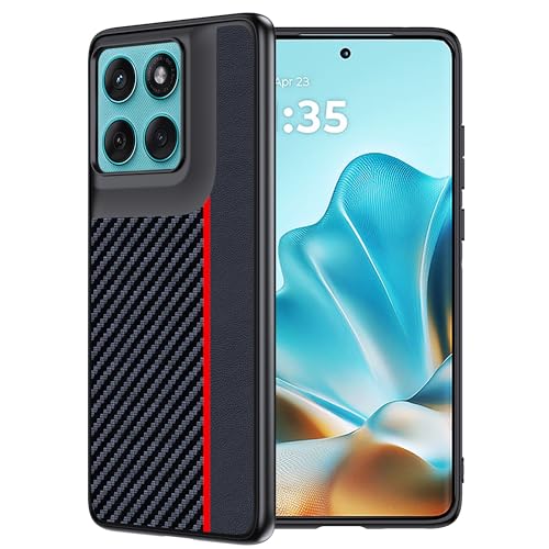 FDHYFGDY Hülle für Motorola Edge 60/60 Fusion Schutzhülle Case – Wasserdicht und Stoßfest – Handyhülle aus Carbonfaser kompatible Motorola Edge 60/60 Fusion Case-Rot und Schwarz FDHYFGDY Hülle für Motorola Edge 60/60 Fusion Schutzhülle Case – Wasserdicht und Stoßfest – Handyhülle aus Carbonfaser kompatible Motorola Edge 60/60 Fusion Case-Rot und Schwarz von FDHYFGDY