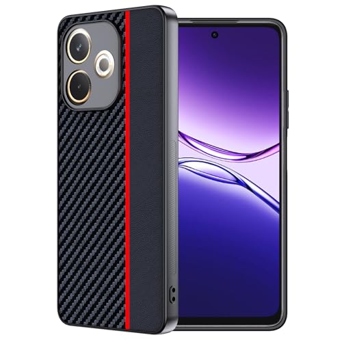 FDHYFGDY Hülle für Oppo A5 Pro 4G/5G Schutzhülle Case – Wasserdicht und Stoßfest – Handyhülle aus Carbonfaser kompatible Oppo A5 Pro Case-Rot und Schwarz FDHYFGDY Hülle für Oppo A5 Pro 4G/5G Schutzhülle Case – Wasserdicht und Stoßfest – Handyhülle aus Carbonfaser kompatible Oppo A5 Pro Case-Rot und Schwarz von FDHYFGDY