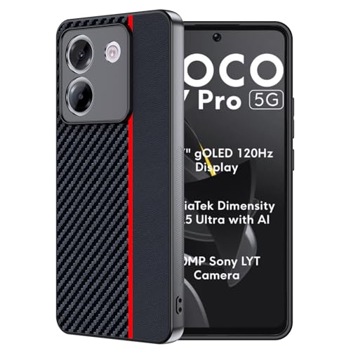 FDHYFGDY Hülle für Xiaomi Poco M7 Pro Schutzhülle Case – Wasserdicht und Stoßfest – Handyhülle aus Carbonfaser kompatible Poco M7 Pro Case FDHYFGDY Hülle für Xiaomi Poco M7 Pro Schutzhülle Case – Wasserdicht und Stoßfest – Handyhülle aus Carbonfaser kompatible Poco M7 Pro Case von FDHYFGDY