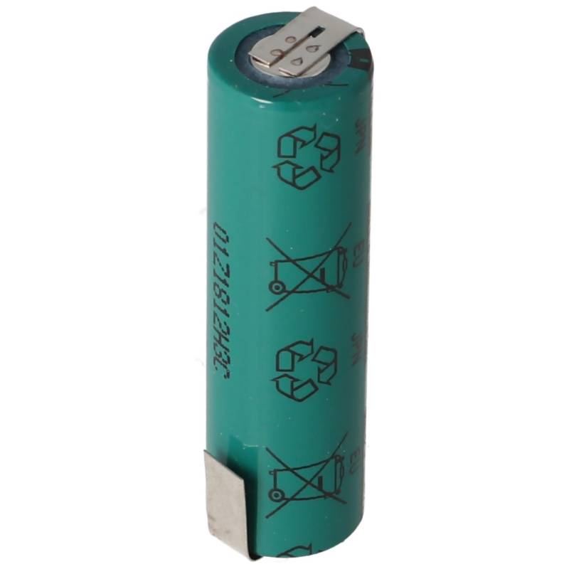 Sanyo FDK Flat Top NiMH Mignon AA Akku 1,2V 1650mAh Lötfahne Z-FORM von FDK (ehem. Sanyo)