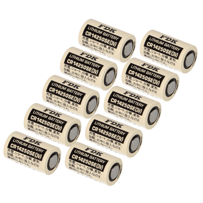 10x FDK Lithium 3V Batterie CR 14250SE 1/2AA - Zelle von FDK (ehemals Sanyo)