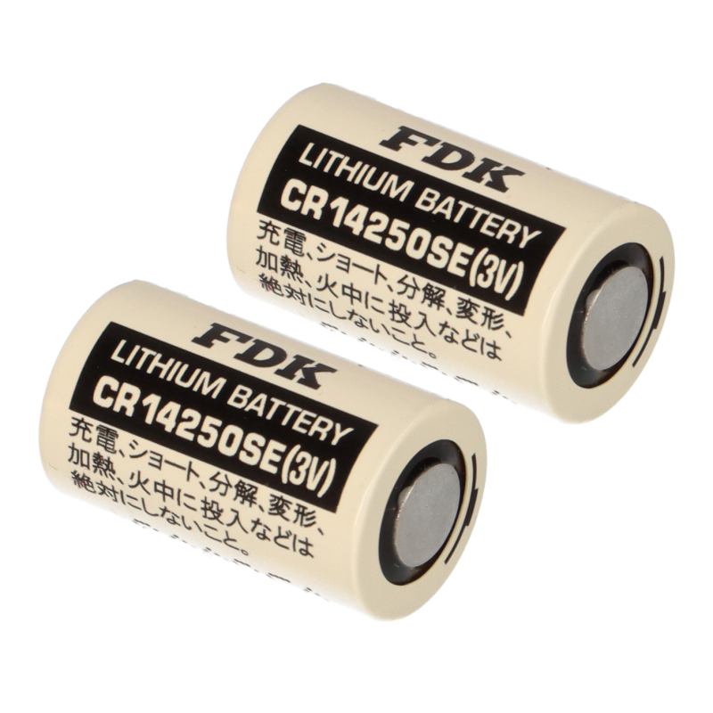 2x FDK Lithium 3V Batterie CR 14250SE 1/2AA - Zelle von FDK (ehemals Sanyo)