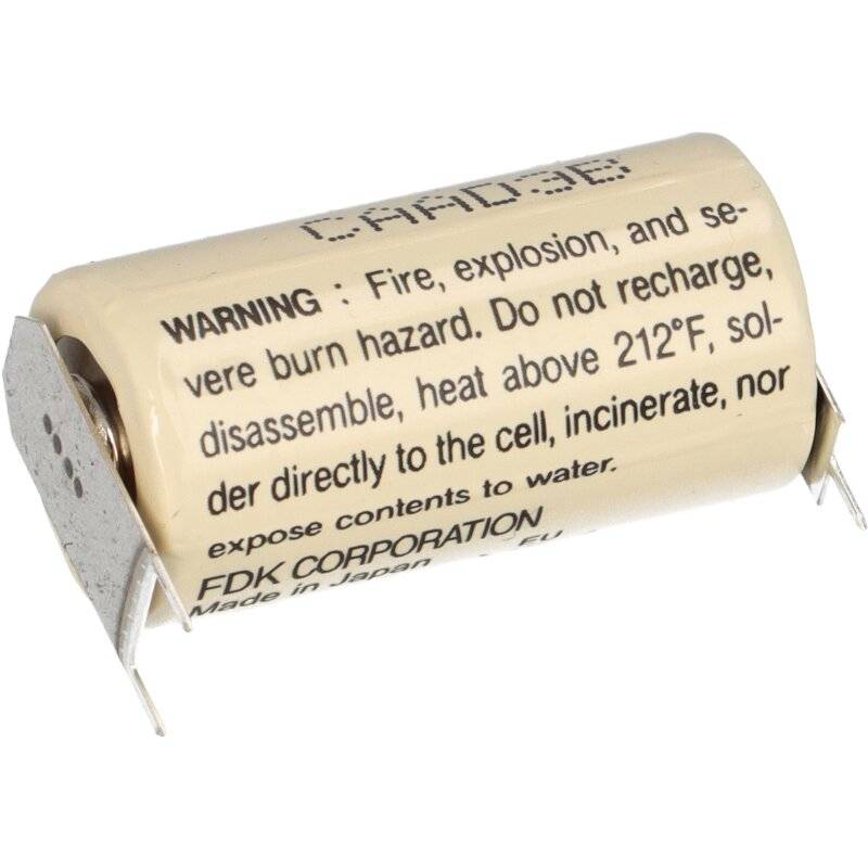 FDK Lithium 3V Batterie CR 17335SE 2/3A - Zelle 2/1 pin ++/- von FDK (ehemals Sanyo)